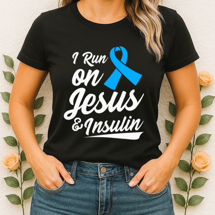 Diabetes Awareness Type 1 2 Diabetic T1d T2d Womens T-Shirt
