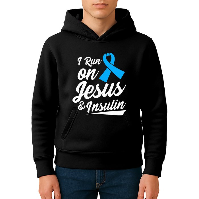 Diabetes Awareness Type 1 2 Diabetic T1d T2d Kids Hoodie