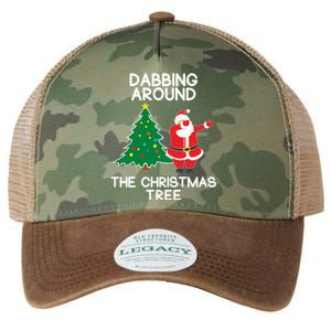 Dabbing Around The Christmas Tree Legacy Tie Dye Trucker Hat