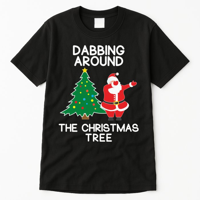Dabbing Around The Christmas Tree Tall T-Shirt