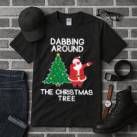 Dabbing Around The Christmas Tree Tall T-Shirt