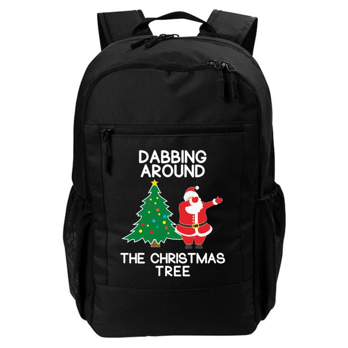 Dabbing Around The Christmas Tree Backpack