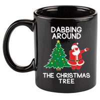 Dabbing Around The Christmas Tree 11oz C Handle Ceramic Mug