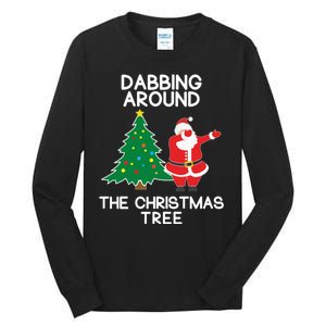 Dabbing Around The Christmas Tree Tall Long Sleeve T-Shirt