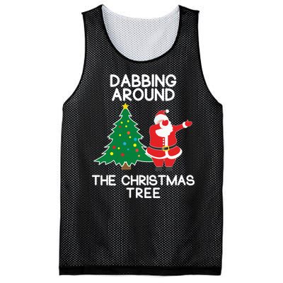 Dabbing Around The Christmas Tree Mesh Reversible Basketball Jersey Tank