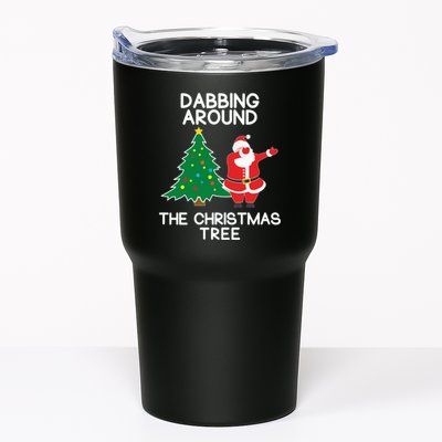 Dabbing Around The Christmas Tree Tumbler