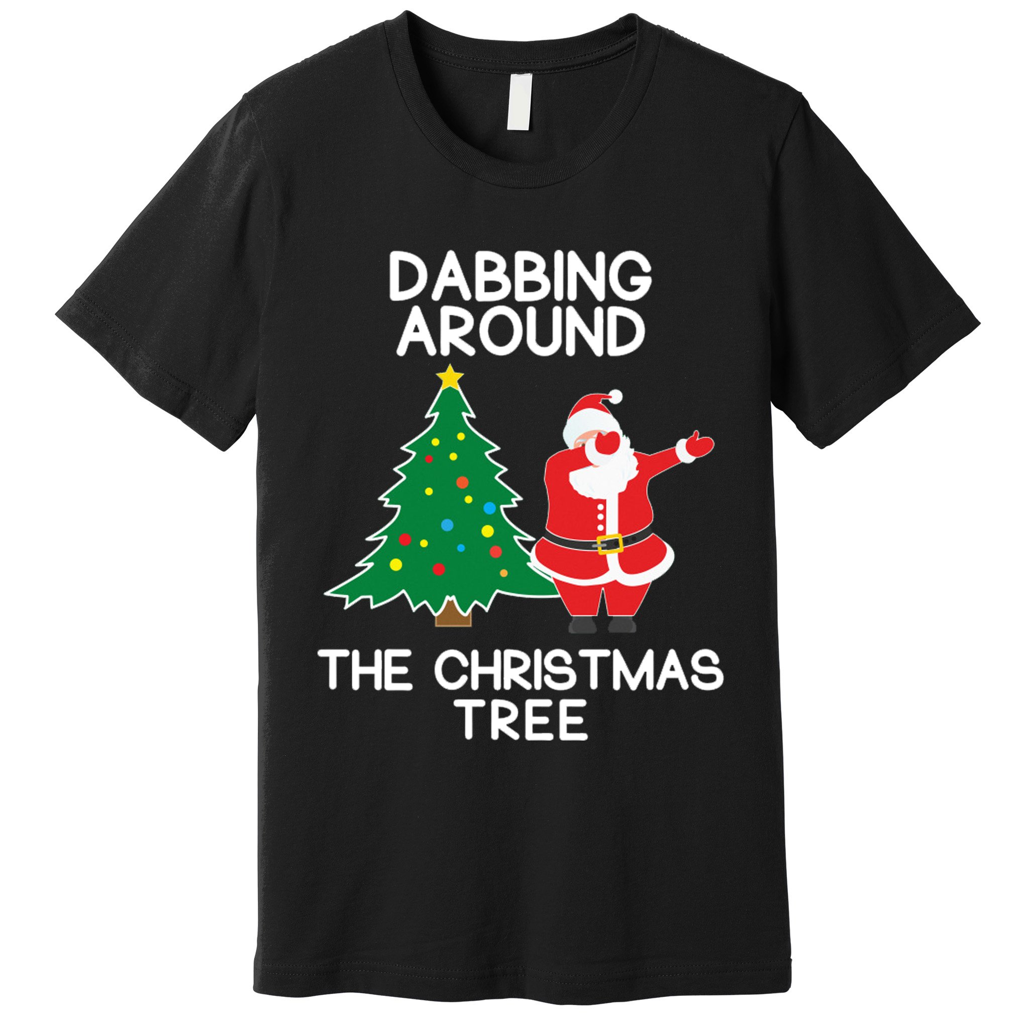 Dabbing Around The Christmas Tree Premium T-Shirt