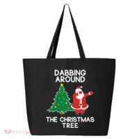 Dabbing Around The Christmas Tree 25L Jumbo Tote
