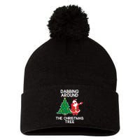 Dabbing Around The Christmas Tree Pom Pom 12in Knit Beanie