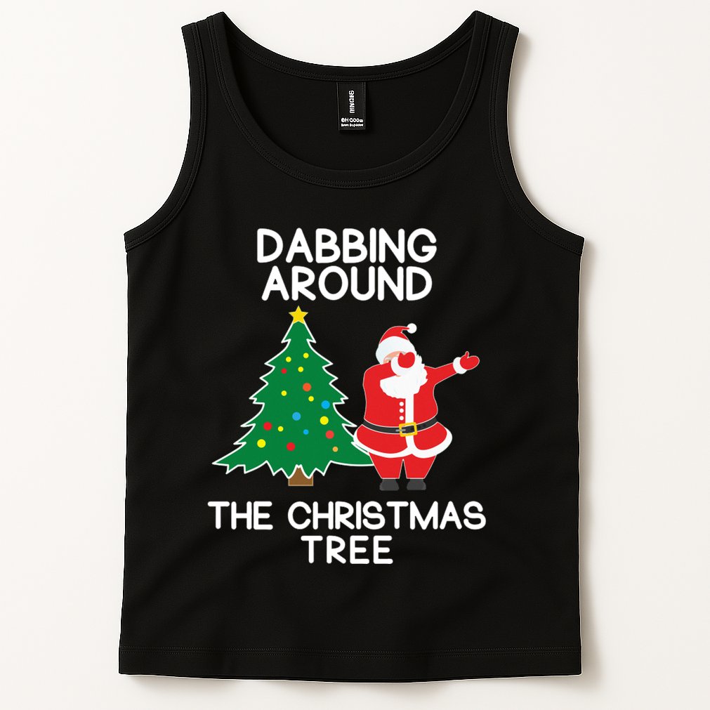 Dabbing Around The Christmas Tree Tank Top