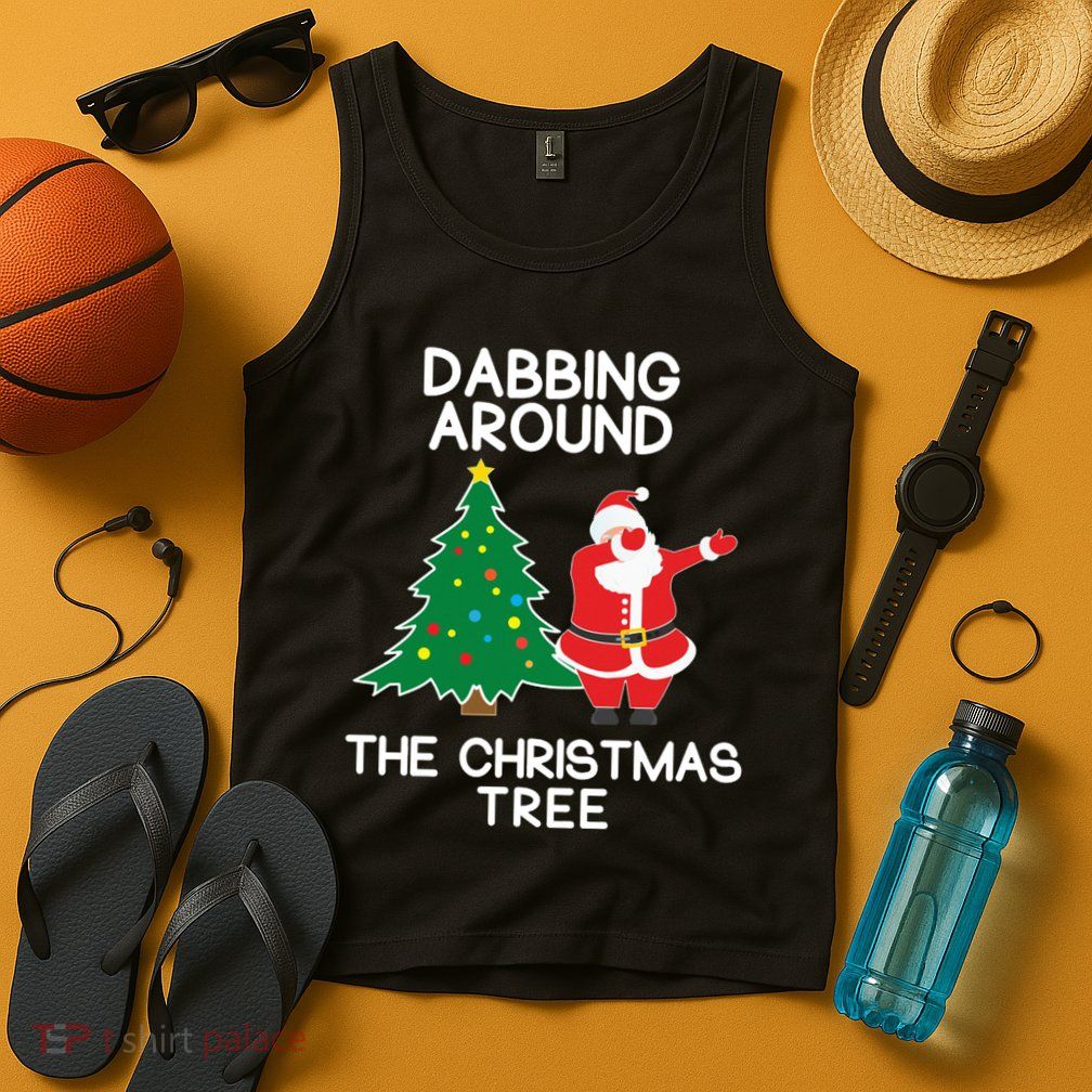 Dabbing Around The Christmas Tree Tank Top