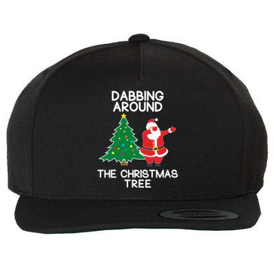 Dabbing Around The Christmas Tree Wool Snapback Cap