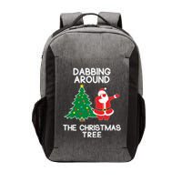 Dabbing Around The Christmas Tree Vector Backpack