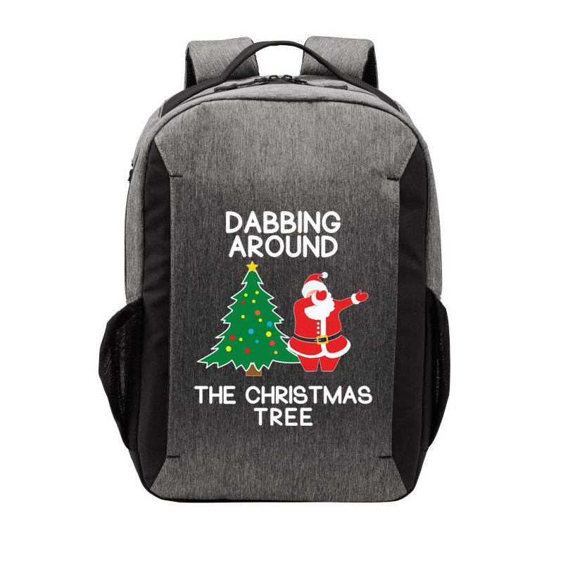 Dabbing Around The Christmas Tree Vector Backpack