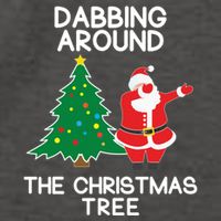 Dabbing Around The Christmas Tree Vector Backpack