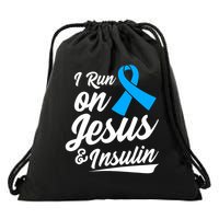 Diabetes Awareness Type 1 2 Diabetic T1d T2d Drawstring Bag
