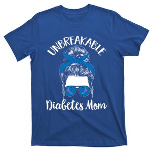 Diabetes Awareness T1d Warrior Unbreakable Diabetes Mom Gift T-Shirt