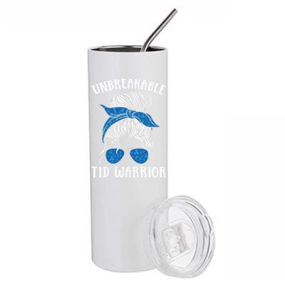 Diabetes Awareness Type 1 Diabetes Unbreakable T1d Warrior Gift Stainless Steel Tumbler