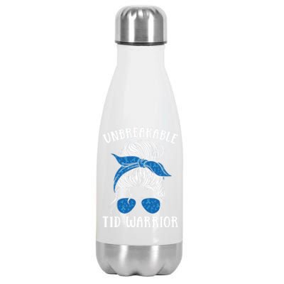 Diabetes Awareness Type 1 Diabetes Unbreakable T1d Warrior Gift Stainless Steel Insulated Water Bottle