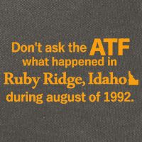 DonT Ask The Atf What Happened In Ruby Ridge Idaho Cotton Canvas Backpack