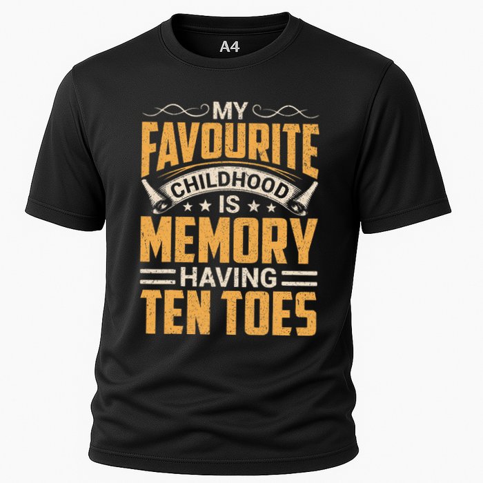 Diabetes Amputated Toes Gifts & Funny Toe Amputee Cooling Performance Crew T-Shirt
