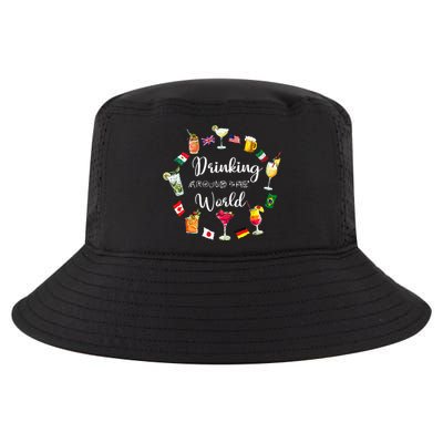 Drinking Around The World Vacation Cool Comfort Performance Bucket Hat