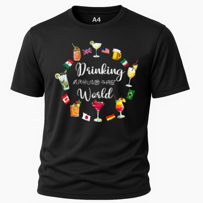 Drinking Around The World Vacation Performance Shirt