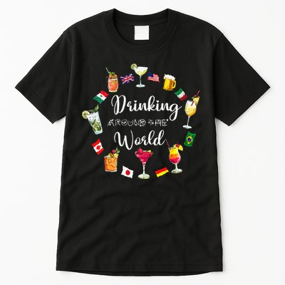 Drinking Around The World Vacation Tall T-Shirt