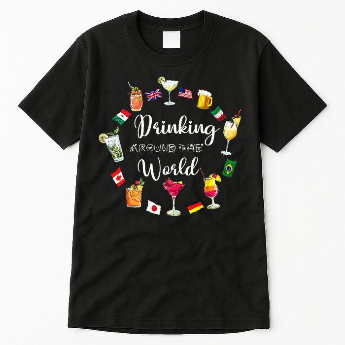 Drinking Around The World Vacation Tall T-Shirt