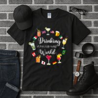 Drinking Around The World Vacation Tall T-Shirt