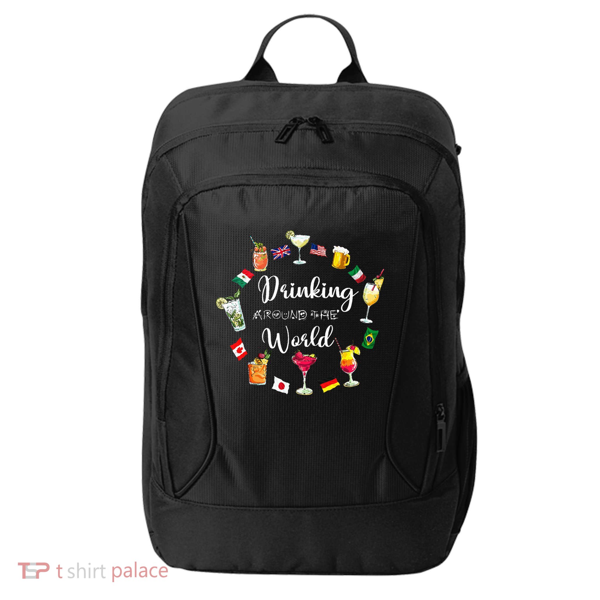 Drinking Around The World Vacation City Backpack
