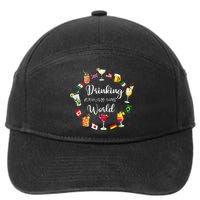 Drinking Around The World Vacation 7-Panel Snapback Hat