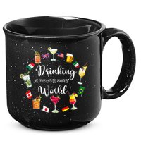 Drinking Around The World Vacation 15oz Campfire Ceramic Mug