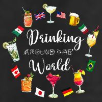 Drinking Around The World Vacation Beanie