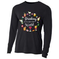 Drinking Around The World Vacation Cooling Performance Long Sleeve Crew