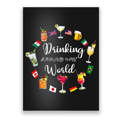 Drinking Around The World Vacation Poster
