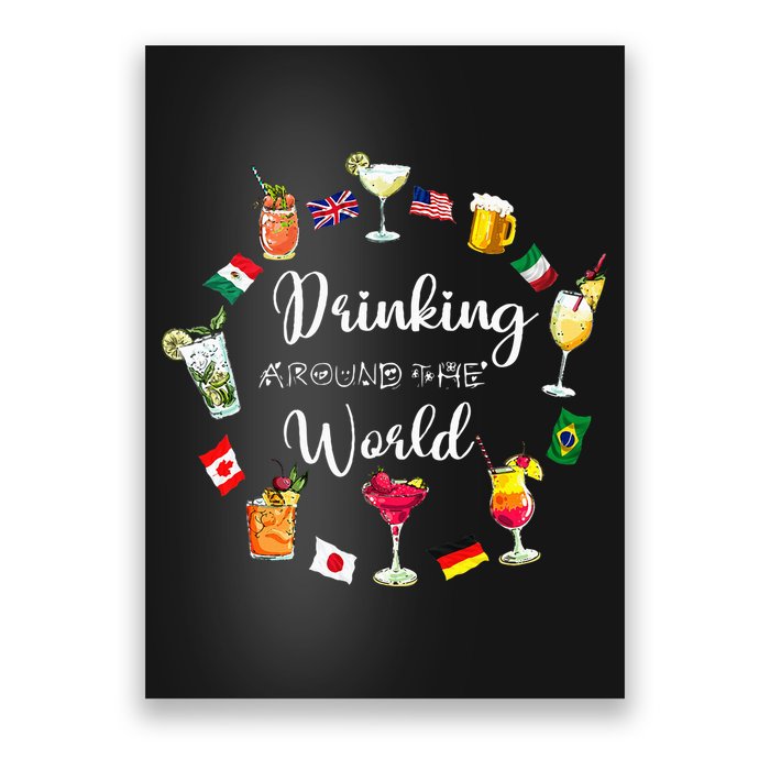 Drinking Around The World Vacation Poster