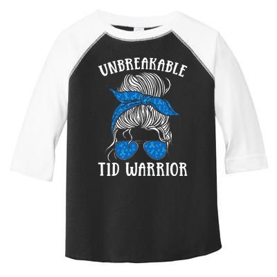 Diabetes Awareness Type 1 Diabetes Unbreakable T1D Warrior Toddler Fine Jersey T-Shirt