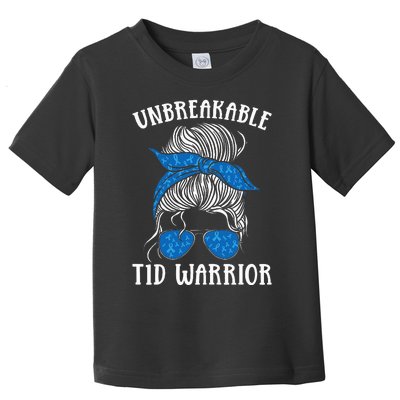 Diabetes Awareness Type 1 Diabetes Unbreakable T1D Warrior Toddler T-Shirt