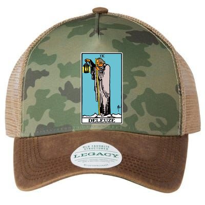 Deleuze As The Hermit Tarot Card Legacy Tie Dye Trucker Hat