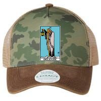 Deleuze As The Hermit Tarot Card Legacy Tie Dye Trucker Hat