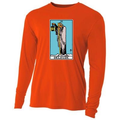 Deleuze As The Hermit Tarot Card Cooling Performance Long Sleeve Crew