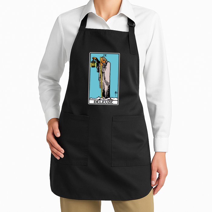 Deleuze As The Hermit Tarot Card Apron