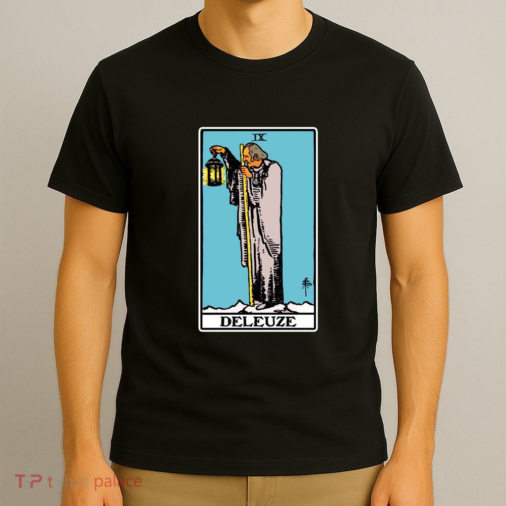 Deleuze As The Hermit Tarot Card T-Shirt