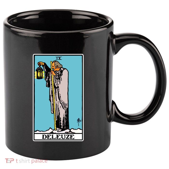 Deleuze As The Hermit Tarot Card 11oz C Handle Ceramic Mug