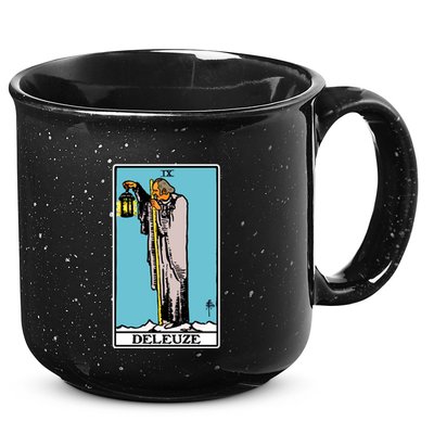 Deleuze As The Hermit Tarot Card 15oz Campfire Ceramic Mug