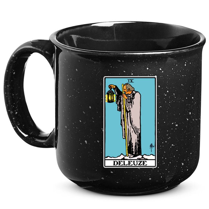Deleuze As The Hermit Tarot Card 15oz Campfire Ceramic Mug