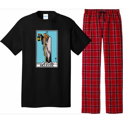 Deleuze As The Hermit Tarot Card Pajama Set