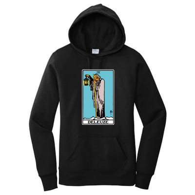 Deleuze As The Hermit Tarot Card Women's Pullover Hoodie