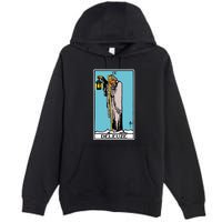 Deleuze As The Hermit Tarot Card Premium Pullover Hoodie